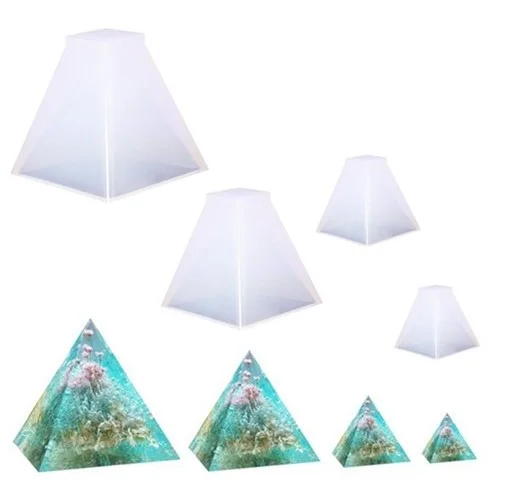 4x Large Resin Moldssilicone Pyramid Molds, Resin Casting Molds