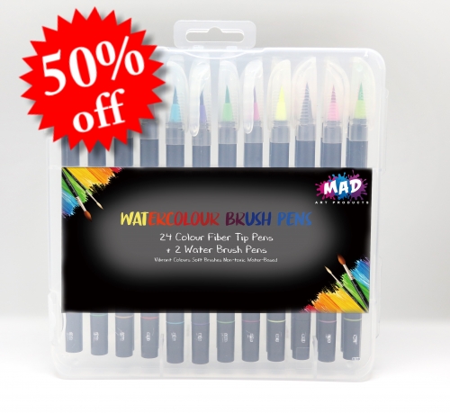 MAD Watercolour Brush Pens