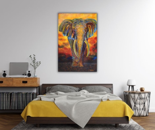 Power Elephant painting